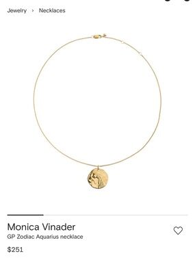 Monica Vinader brand new necklace